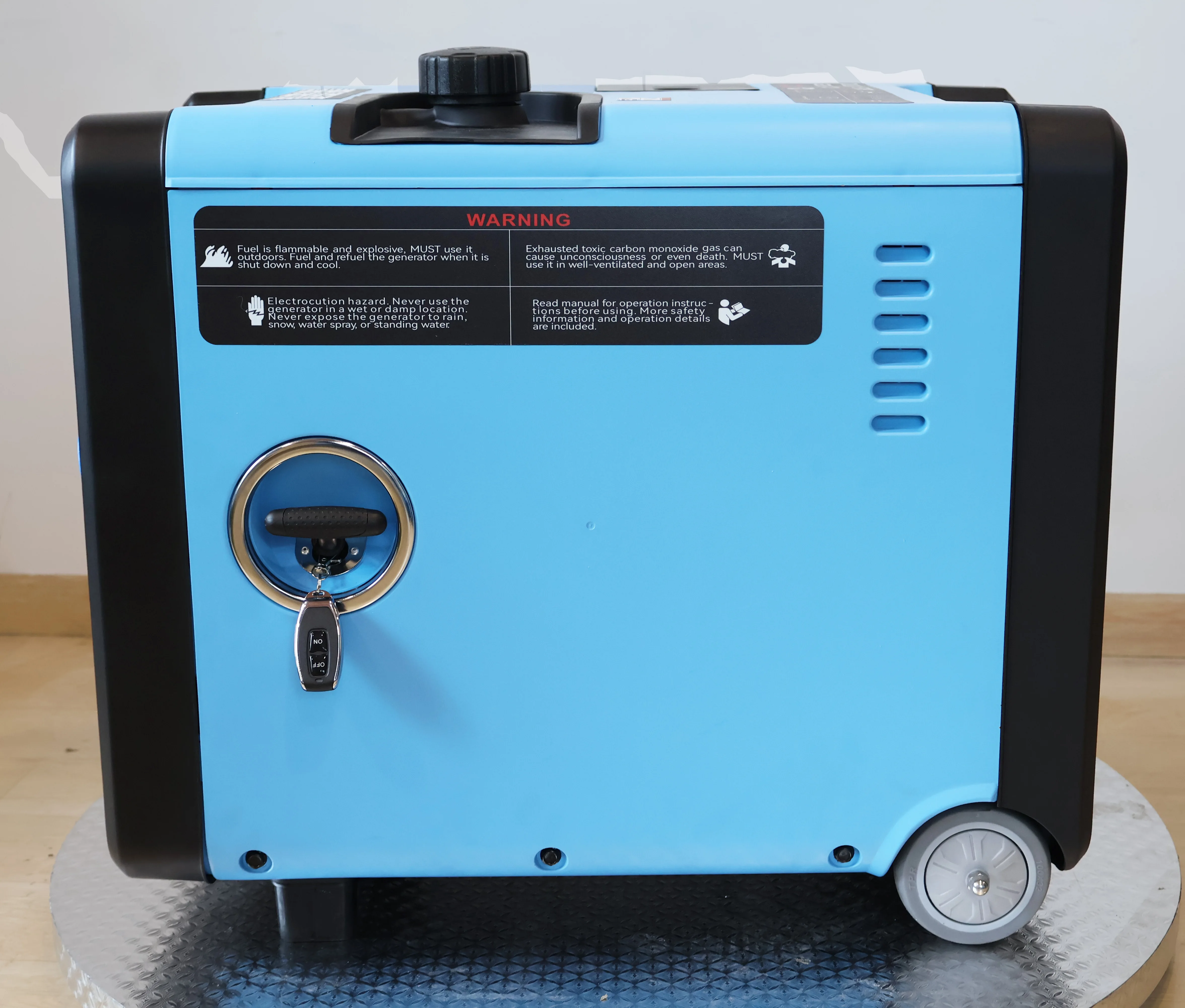 

Portable 5kW 6.5kW Silent Petrol Inverter Generator with Remote Start 50Hz/60hz Power Supply for Home caravan Outdoor Use