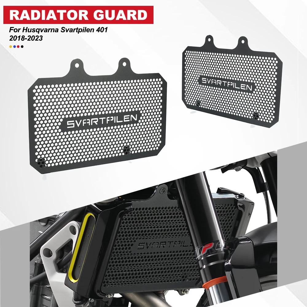 

For Husqvarna Svartpilen 401 2018 2019 2020 2021 2022 2023 Motocycle Radiator Grille Guared Cover Radiator Guards SVARTPILEN 401