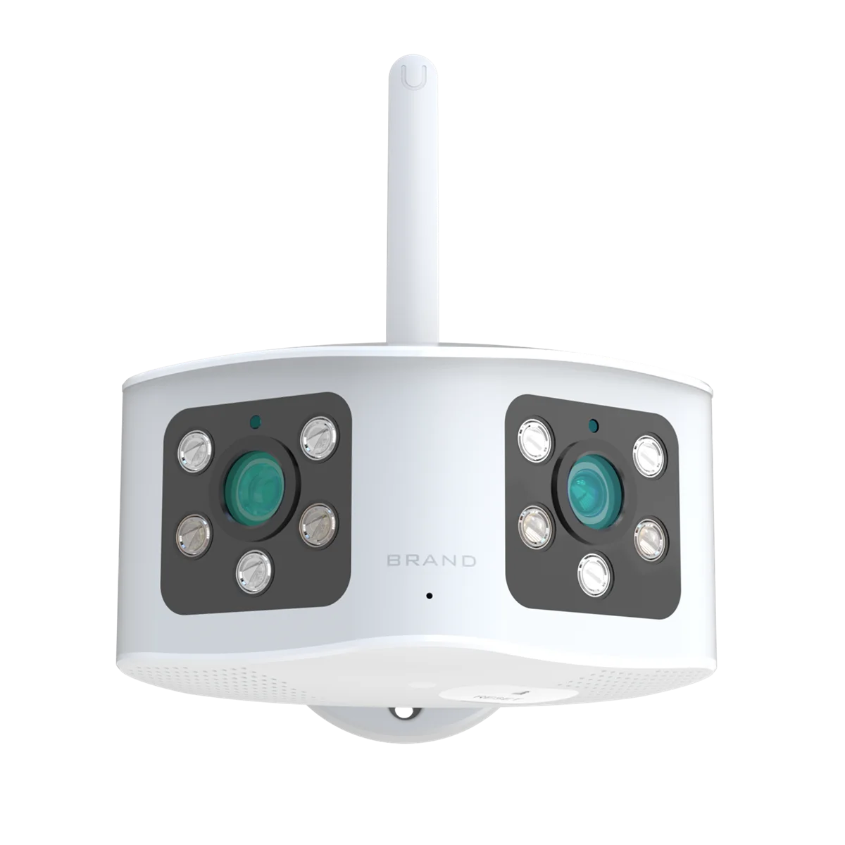 

6MP UHD 155 Degree Wide Angle Dual Lens PTZ IP Dome Camera Outdoor Full Color AI Humanoid Detection Intercom Baby Monitor