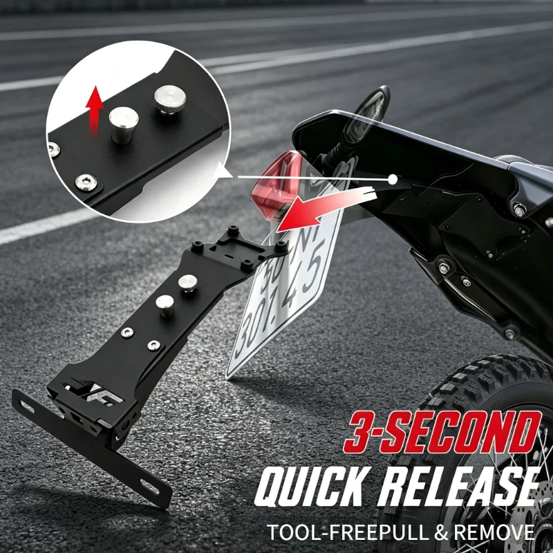 2026new For Surron Ultra bee improved license plate bracket,backlight bracket kit,quick-release design,UB license plate bracket