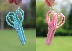 Mini Scissors Earrings (Functional), unusual edgy earrings