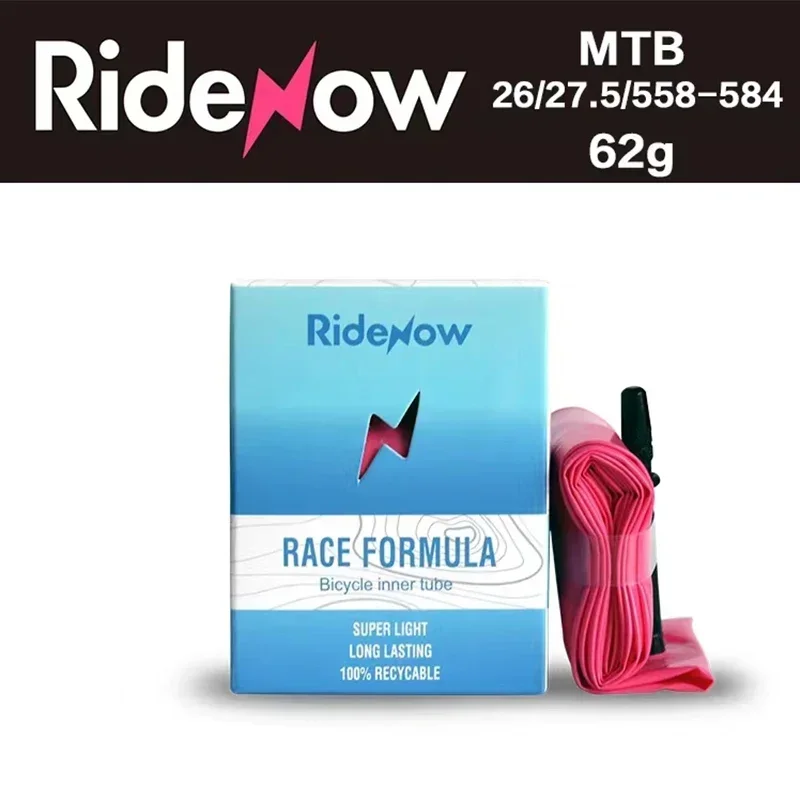 Ridenow Ultralight MTB Bicycle Inner Tube 26 Inch 27.5 Inch 29 Lnch Bike Tube Valve Length French