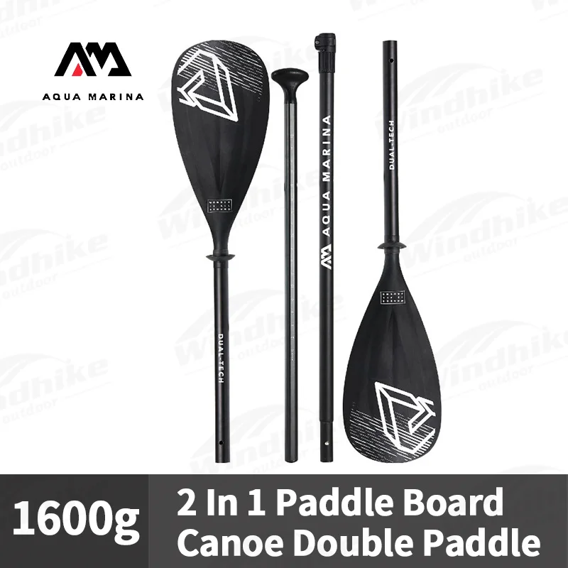 AQUA MARINA 2 In 1 Surf Board Paddle Double Blade Paddle Inflatable Boat Oar SUP Surfing Boards Oar Aluminium T Handle Boat Oars