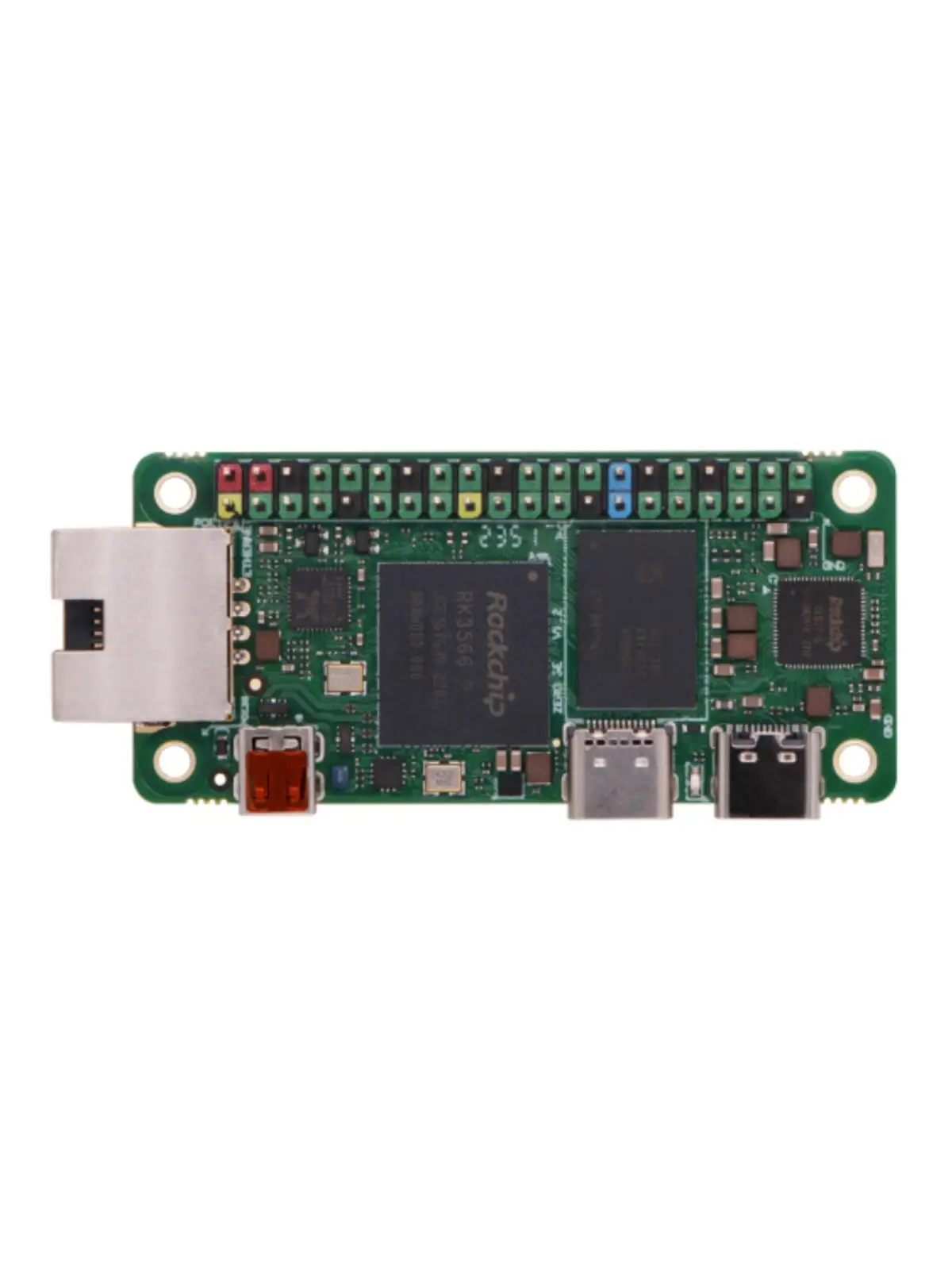 Radxa ZERO 3E RK3566 Single-Board Computer 8G with Quad-Core CPU, GPU, and Gigabit Ethernet Port