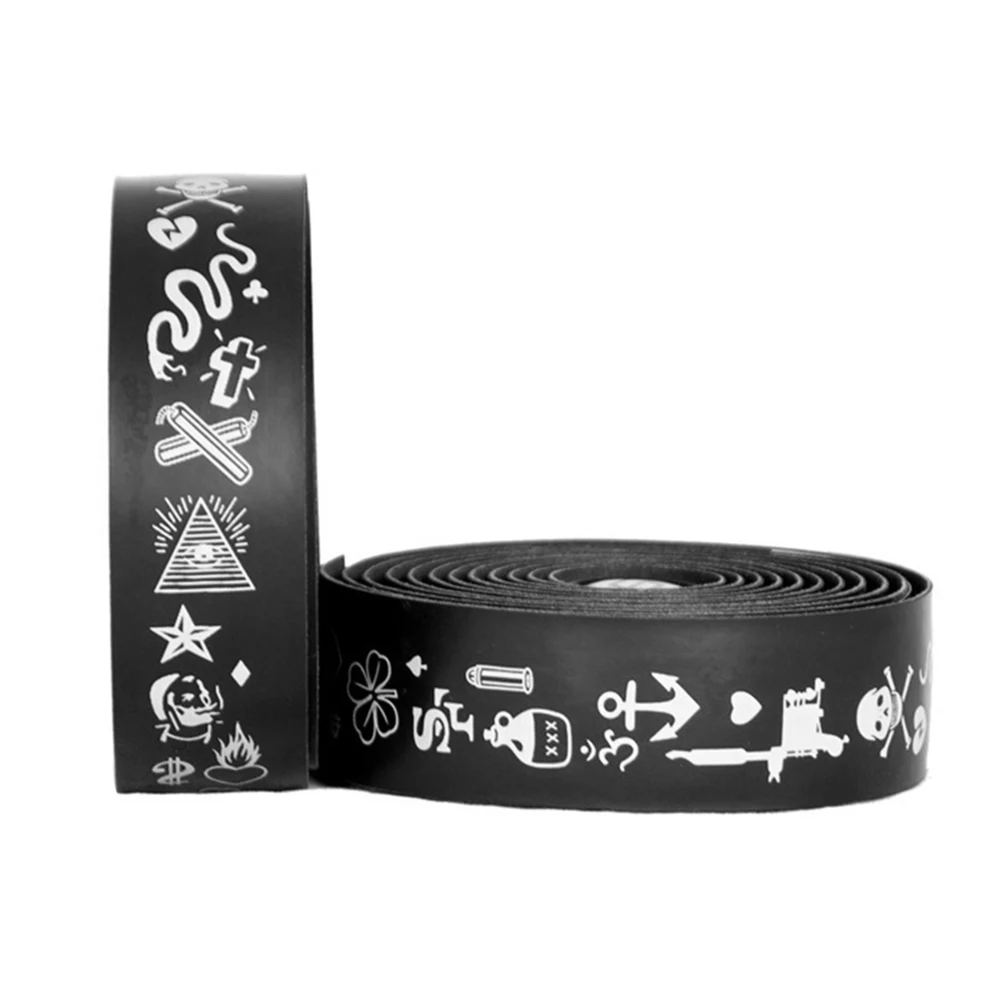 شريط مقود الدراجة الناعم المتوهج في الظلام، أحزمة مقبض الدراجة المضادة للانزلاق