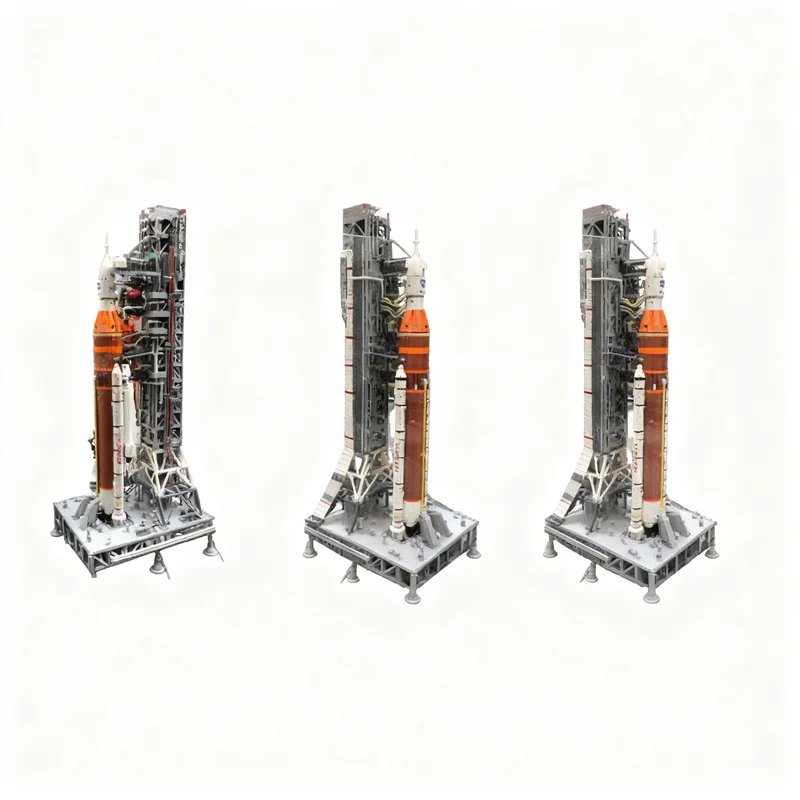 2684pcs MOC Space Launch System 1 Model Building Blocks Christmas Gifts Construction Toy 3D Craft DIY Brick Display Education