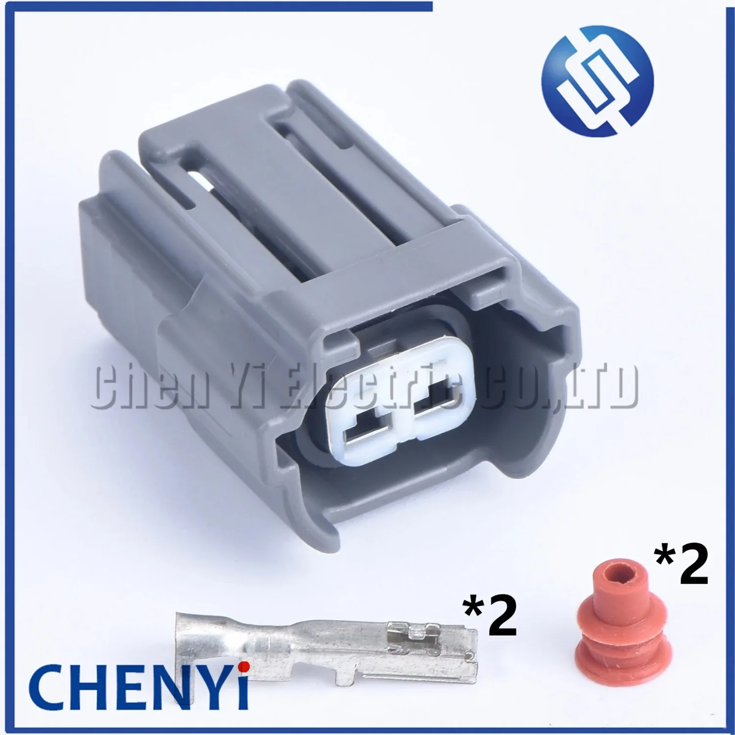 2 Pin Female Waterproof Auto Wire Connector Fuel Injector Car Plug 6195-0043 For Mazda Honda Toyota 2.2 mm DL 090