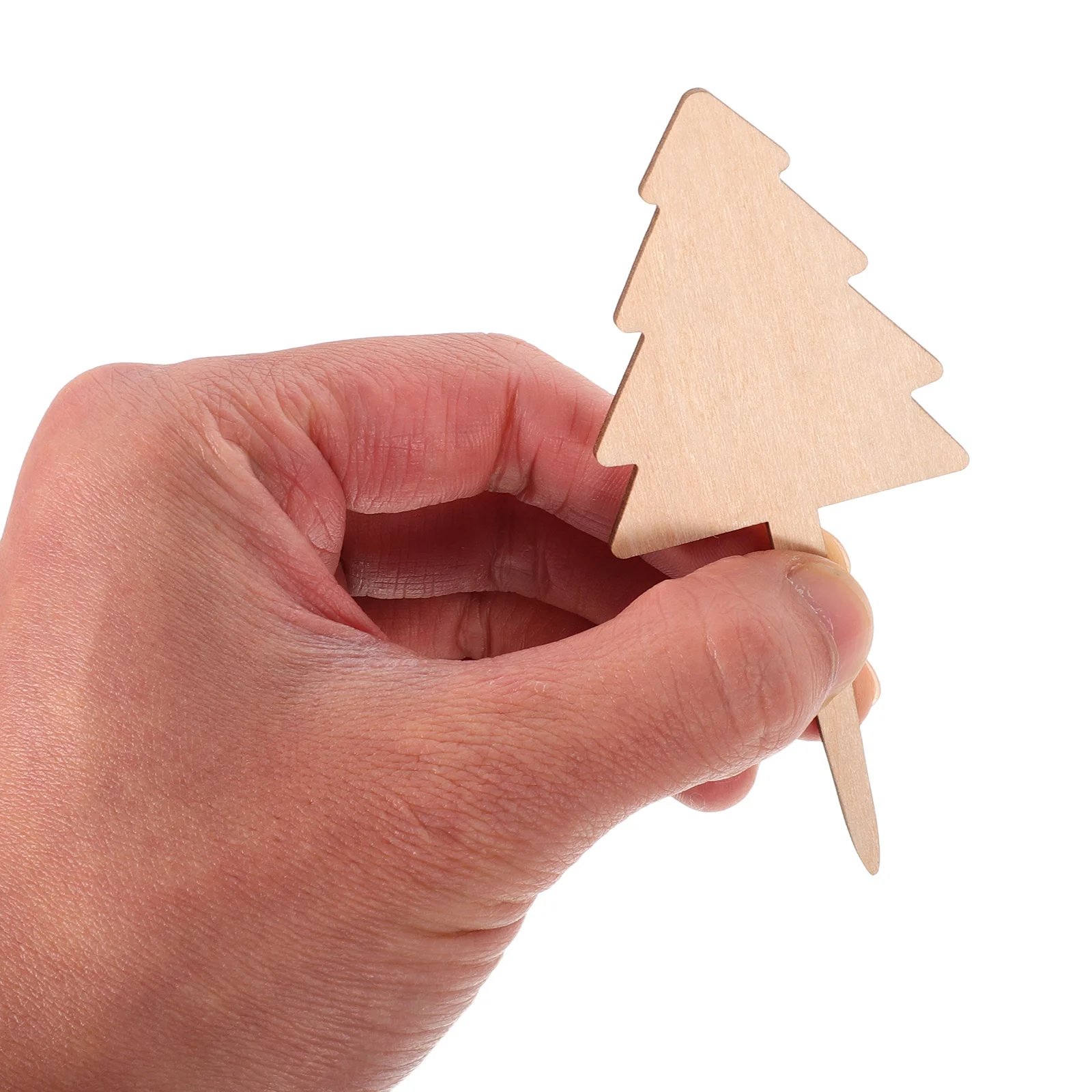 

10 Pcs Christmas Tree Gardening Tags Labels for Vegetables Signs Markers Plants Outdoor Stakes Flower Insert Card