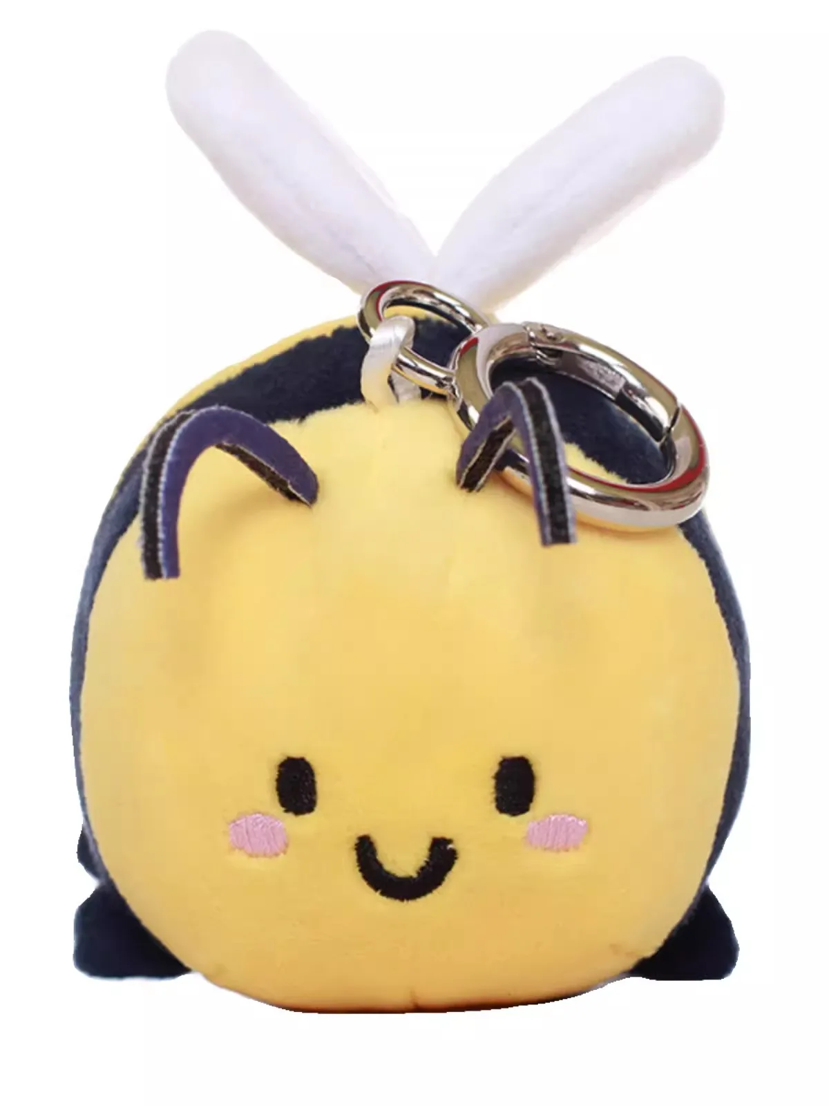 Cute Spring Bee 10cm Plush Keychain Pendant Doll Toy Bag Accessories Cosplay Props Kids Gift