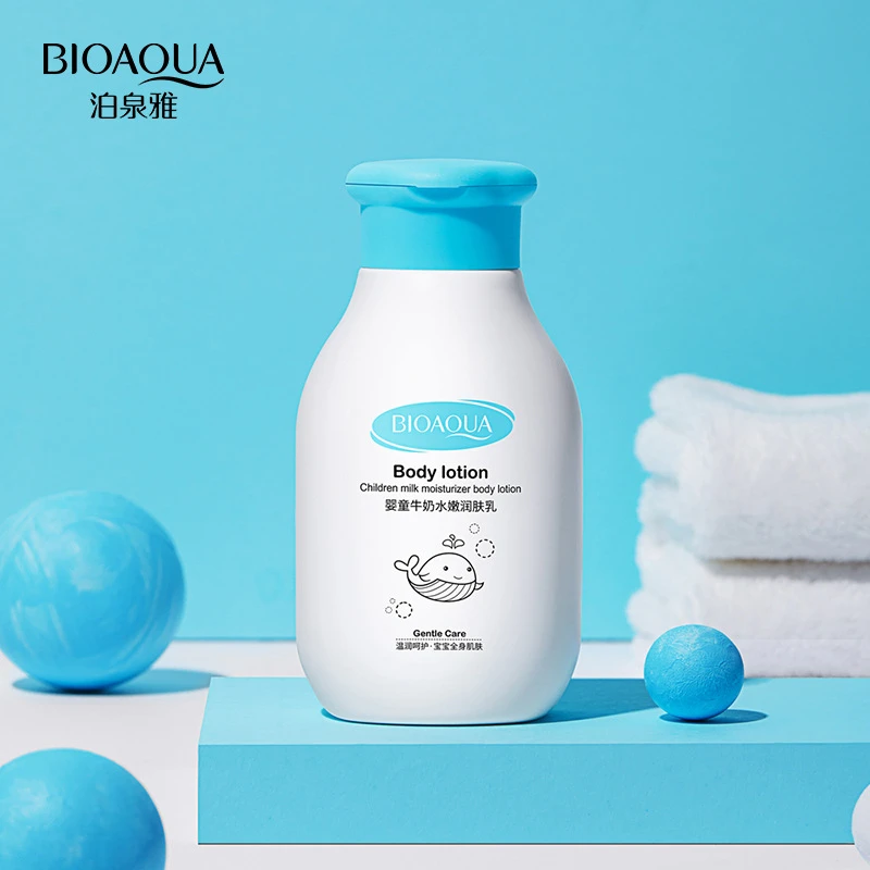 

BIOAQUA The infant child milk water tender skin creams multi-effect moist hydrating care for children's body lotion