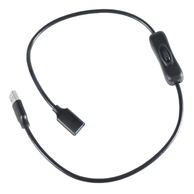 USB 3.0-Stecker auf Buchse-Verlängerungskabel mit Netzschalter für Desktop-Computer