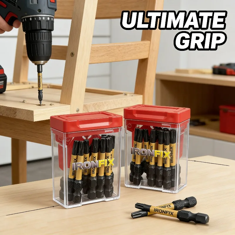 High Quality 20pcs T25 Screwdriver Bits Set For Electric Drill Driver Tool Kit Box Storage Hardware Accessories