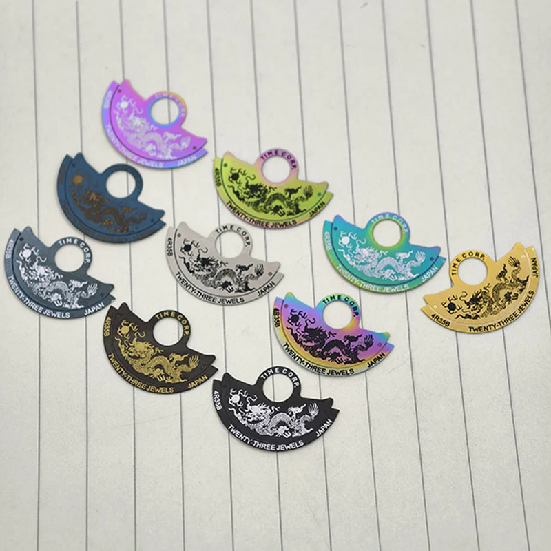 NH35 Chinese Dragon Movement Hammer Rotor Patch Fit NH36 NH38 NH39 4R 6R 7S26 7S36 Movement SKX007 Watch Rotor Part