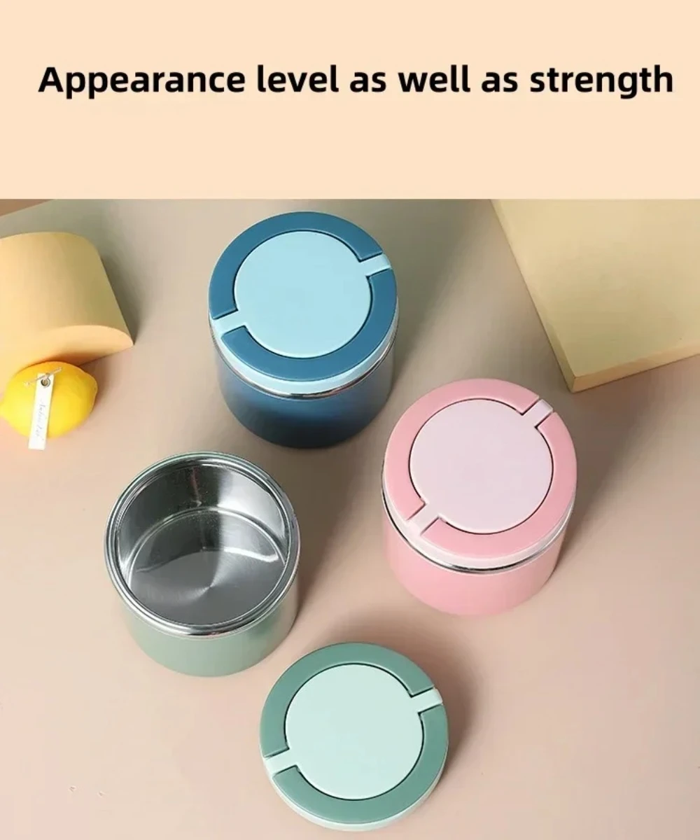 Edelstahl-Lebensmittel-Thermoskanne, 630/1000 ml, doppelwandiges, vakuumisoliertes Glas, Suppenbrei, isolierte Thermoskanne für Kinder für heiße und – Detail 1