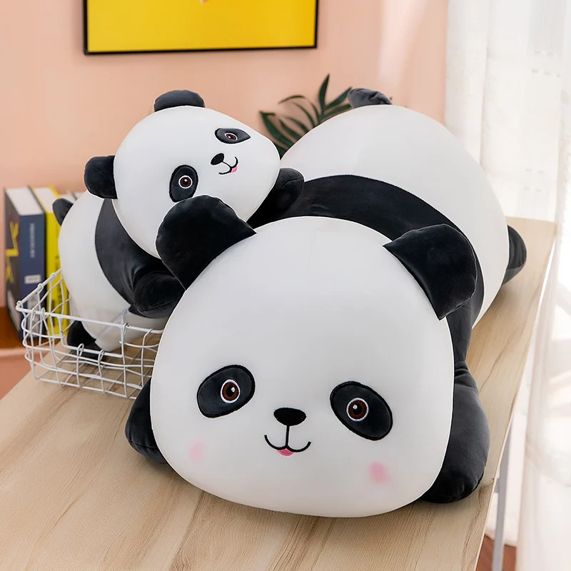 1PC 45/60/80cm Lovely Walking Panda Toy Lifelike Stuffed Animal Doll Classic China Panda Children Kids Birthday Christmas Gift