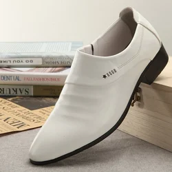New Casual Business Men Designer Shoes Slip-On Patent Leather Shoes for Men Slip-On Daily Loafers Male Light Shoes Spring/Autumn