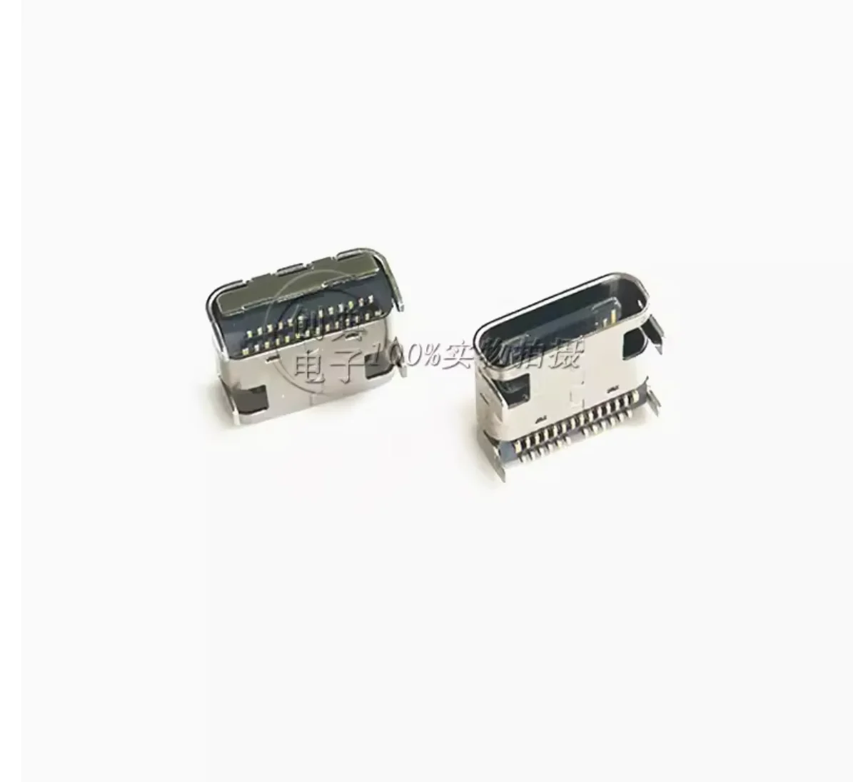 50pcs  / USB3.1 Interface 24PinC Type Mother Seat Board with Double Rows of Pin Pins Flat and No Springs or Columns USB3.1C-Type