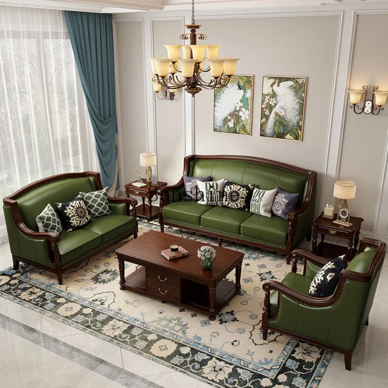 

Decorated large apartment living room combination furniture simple and beautiful sofa