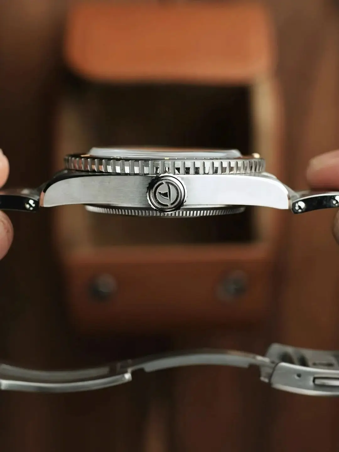 ساعة ميكانيكية أوتوماتيكية من Hestur NH35 حركة عتيقة مقاومة للماء للرجال 20bar من الفولاذ المقاوم للصدأ غواص للرجال 6200/6205/6208