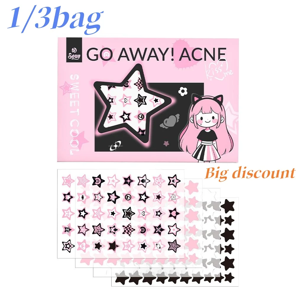 220/660pcs Colorful Star Pimple Patch Colorful Invisible Acne Removal Skin Care Stickers Concealer Face Spot Makeup Tools