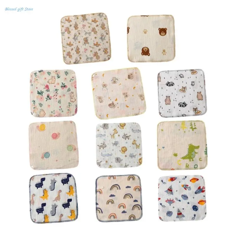 Baby Towel Newborn Bibs Absorbent Baby Burping Cloths Stylish & Practical Solution for Teething & Excessive Drooling