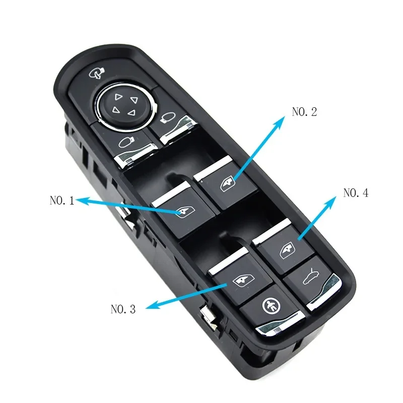 1pc botão interruptor de elevador da janela do carro substituição para porsche cayenne/panamera 2010-2016 macan 2014-2018