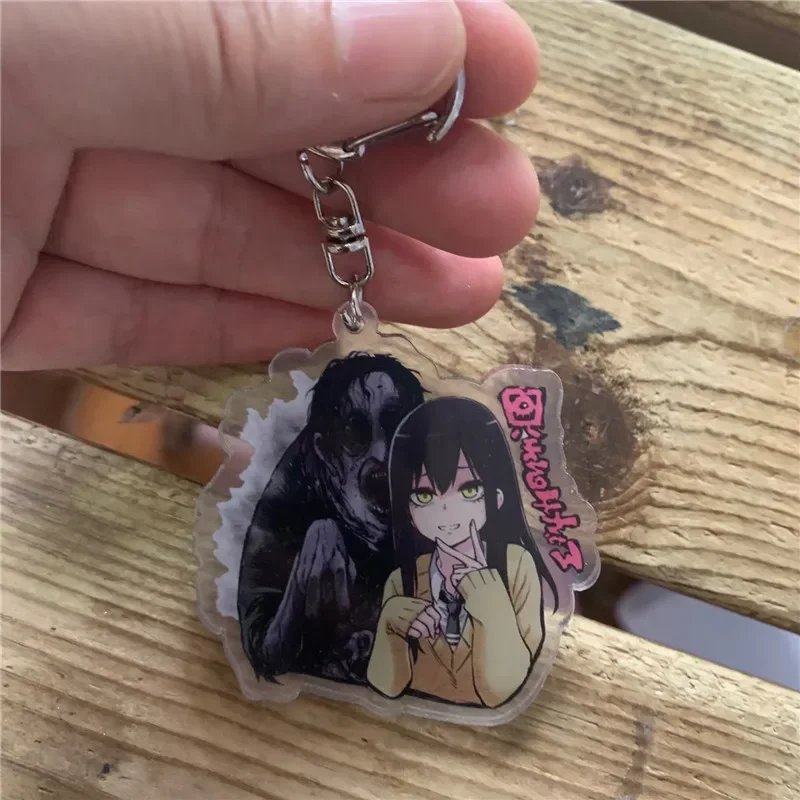 Anime Keychain Yotsuya Miko Niguredou Yuria Acrylic Keyring strap Figure hanging accessories 6cm