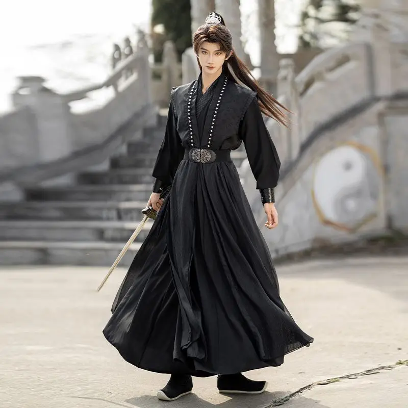 الأصلي Hanfu 2025 جديد الربيع والصيف الصينية Hanfu كروس هان نمط أنيمي لعب الأدوار أزياء مسرحية الحفلات