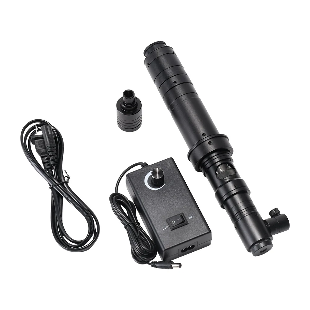 1000X microscope coaxial lens high power coaxial light lens industrial camera point light source lens