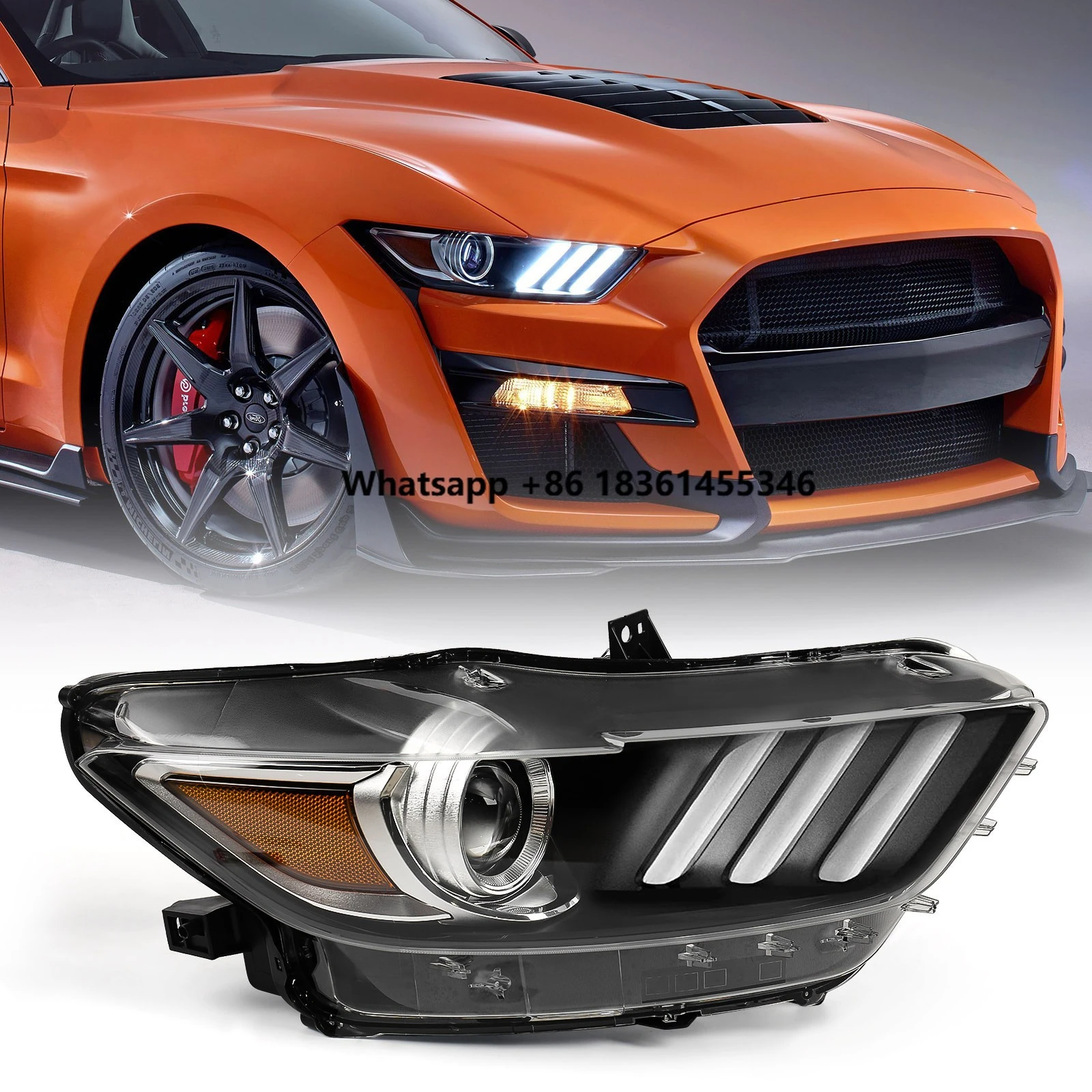 

Headlamp Headlight Car Auto Lighting Systems Headlamps For Mustang 2015-2020