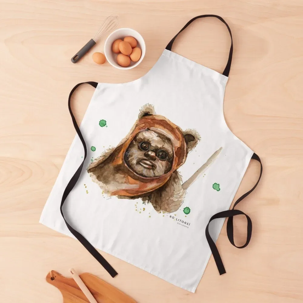 

Ewok Apron Kitchen Kawaii Accessories Kitchen Household Items Kitchens For Men Custom Apron