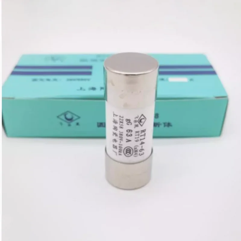 

10 peace R017 Fusion Core RT14-63 RT18-125 RO17 RT19 AM4 22X58 380/690V Ceramic Fuse gG40A 50A 63A 80A 100A 125A