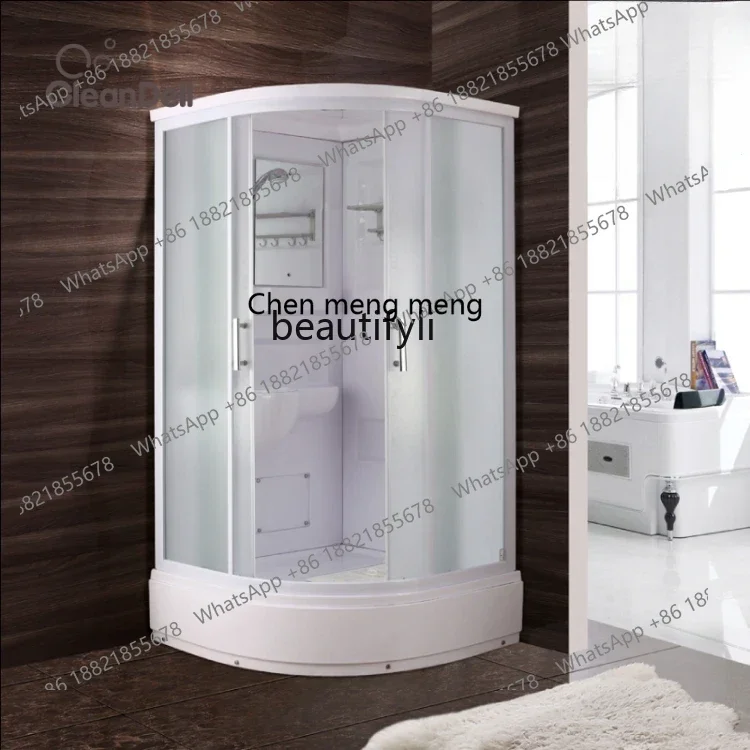 Shower room bathroom arc fan toilet dry and wet separation integrated bathroom