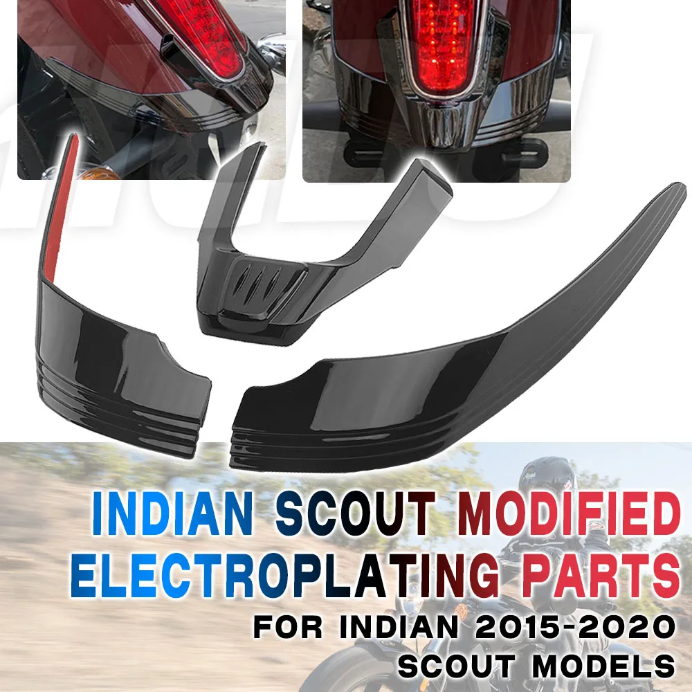 Motorcycle For Scout Sixty 2015-2023 Accessories Decorative Sticker Modification Rear Fender Tip End Accent Trim Cover