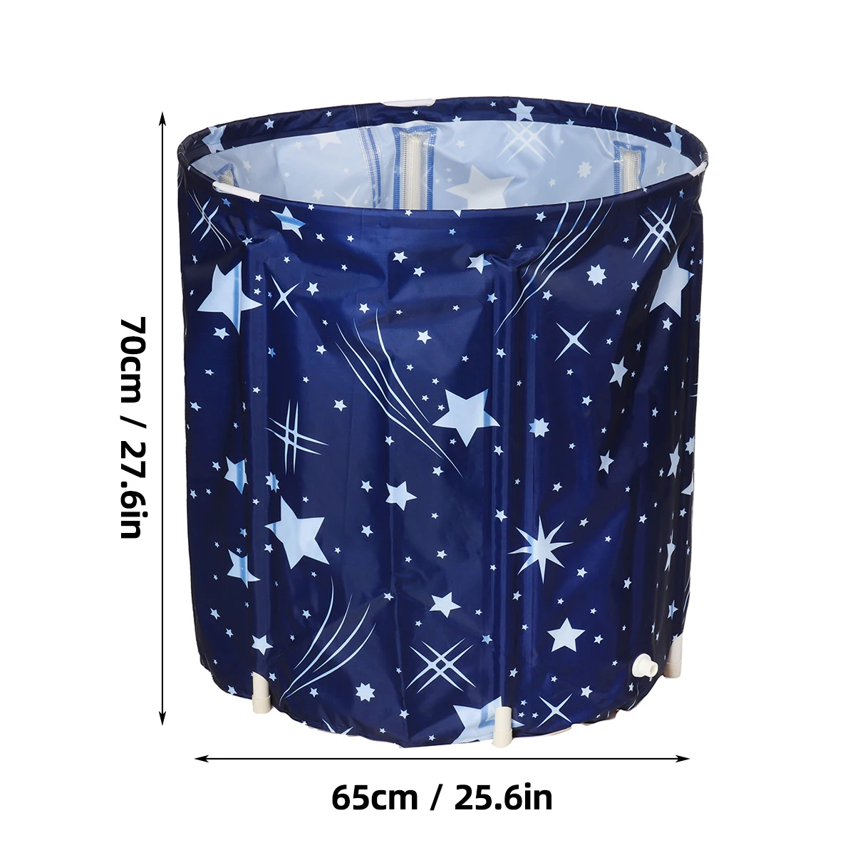 Portable Foldable Bathtub Bucket Large Capacity Bathroom Ice Bath Winter Shower Bathtub Free Installation Spa Bath Tub