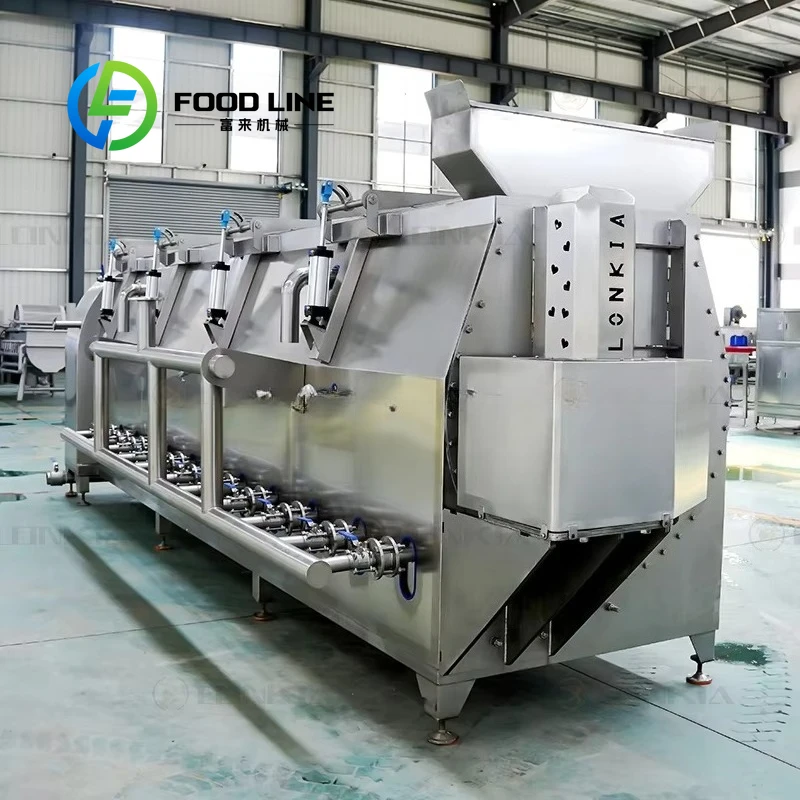 

Automatic Cleaning Blanching Machine Food French Fries Potato Chips Potato Vegetable Washing and Blanching Machine