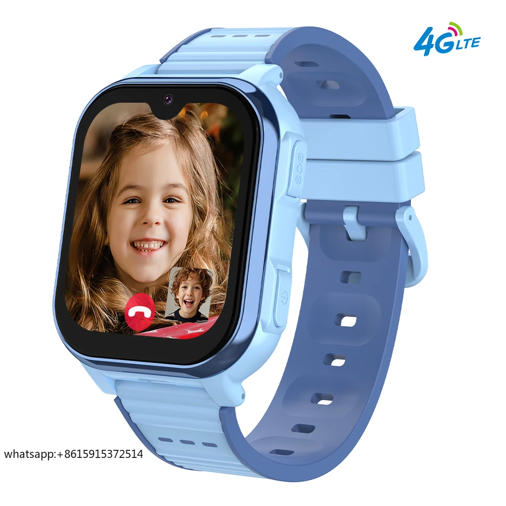 2025 D3S مكالمة فيديو ساعة ذكية 1 + 8G 1.83 بوصة شاشة 800mAh GPS/WIFI/LBS موقع SOS زر للأطفال 4G ساعة ذكية مع بطاقة Sim