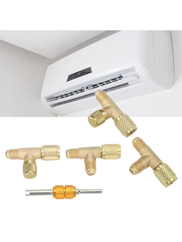 

R9UF Universal HVAC Refrigerants Adapter Fitting For R22 R134a With Metal Construction And Leakproof Design