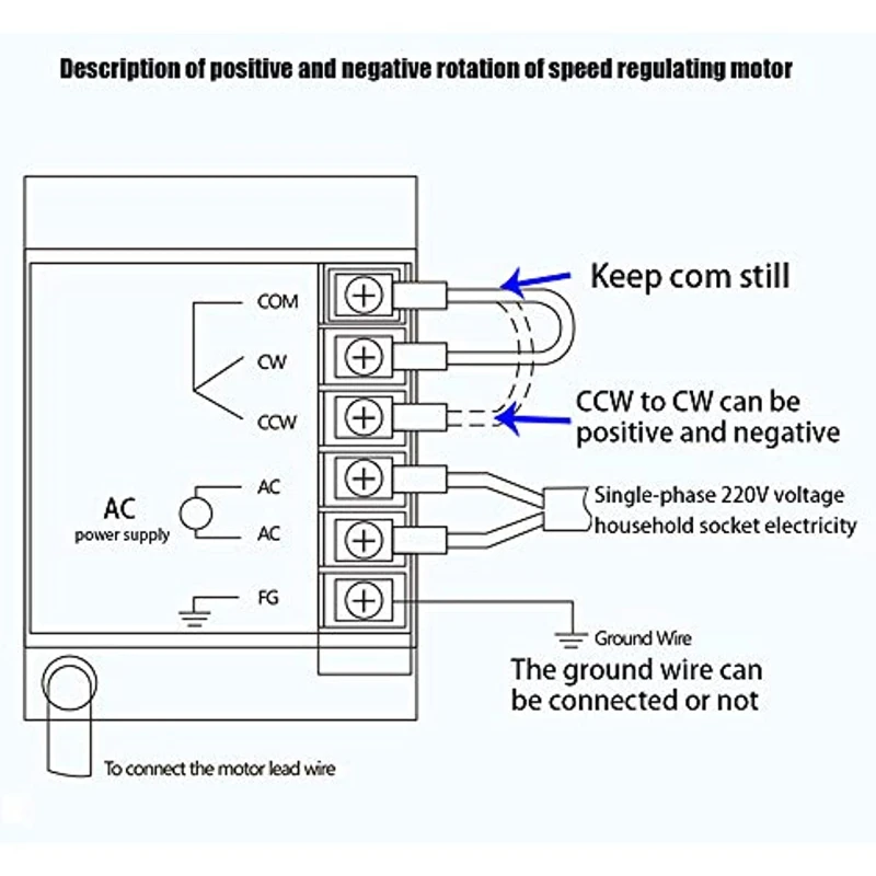 Imagem -05 - Motor 2ik6gn-c 2gn15k do Redutor da Engrenagem da C.a. de 6w 220v 6.9rpm415rpm com Motor Monofásico Ajustável do Regulador de Velocidade cw Ccw