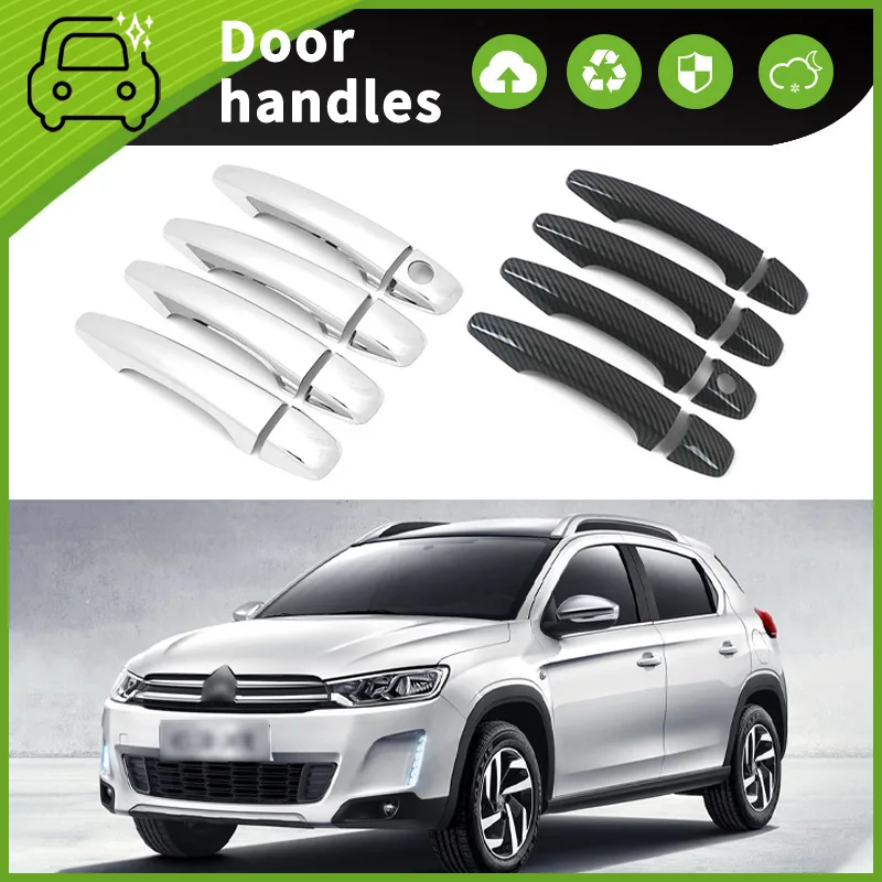 Suitable for Citroen C3-XR door handle decoration bright strip door bowl handle scratch-proof modification special accessories