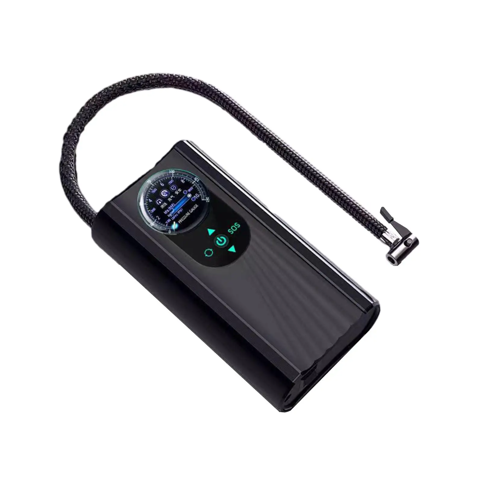 Car Tire Air Compressor Portable Digital LCD Display Pump Mini Size for Vehicle Charged Wheel Inflator