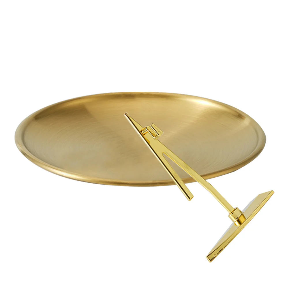 1 مجموعة 1 مجموعة حامل مع صينية رف البخور المعدني لغرفة النوم سطح المكتب ديكور المنزل داخلي تخزين حامل مبخرة