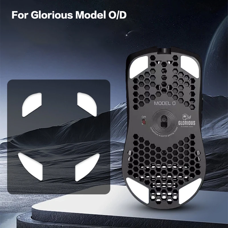 1 Set Replacement Mouse Foot Sticker Anti-Slip Mouse Skates Pad For Glorious Model O/Model D Gaming Mouse For Computer Gamer