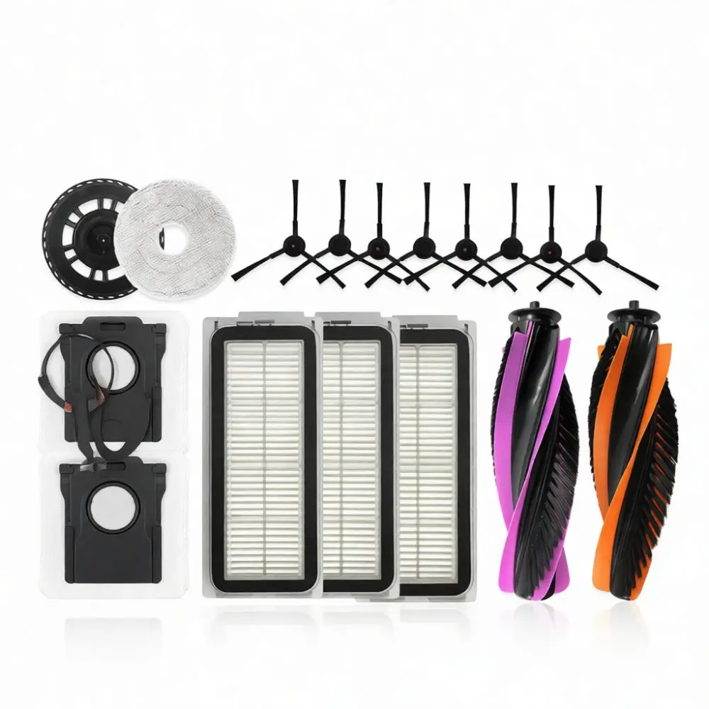 Essential Maintenance Kit For Midea V12 Pro Robot Vacuum Main Brush Side Brushes Mop Pad Dust Collector Accessories