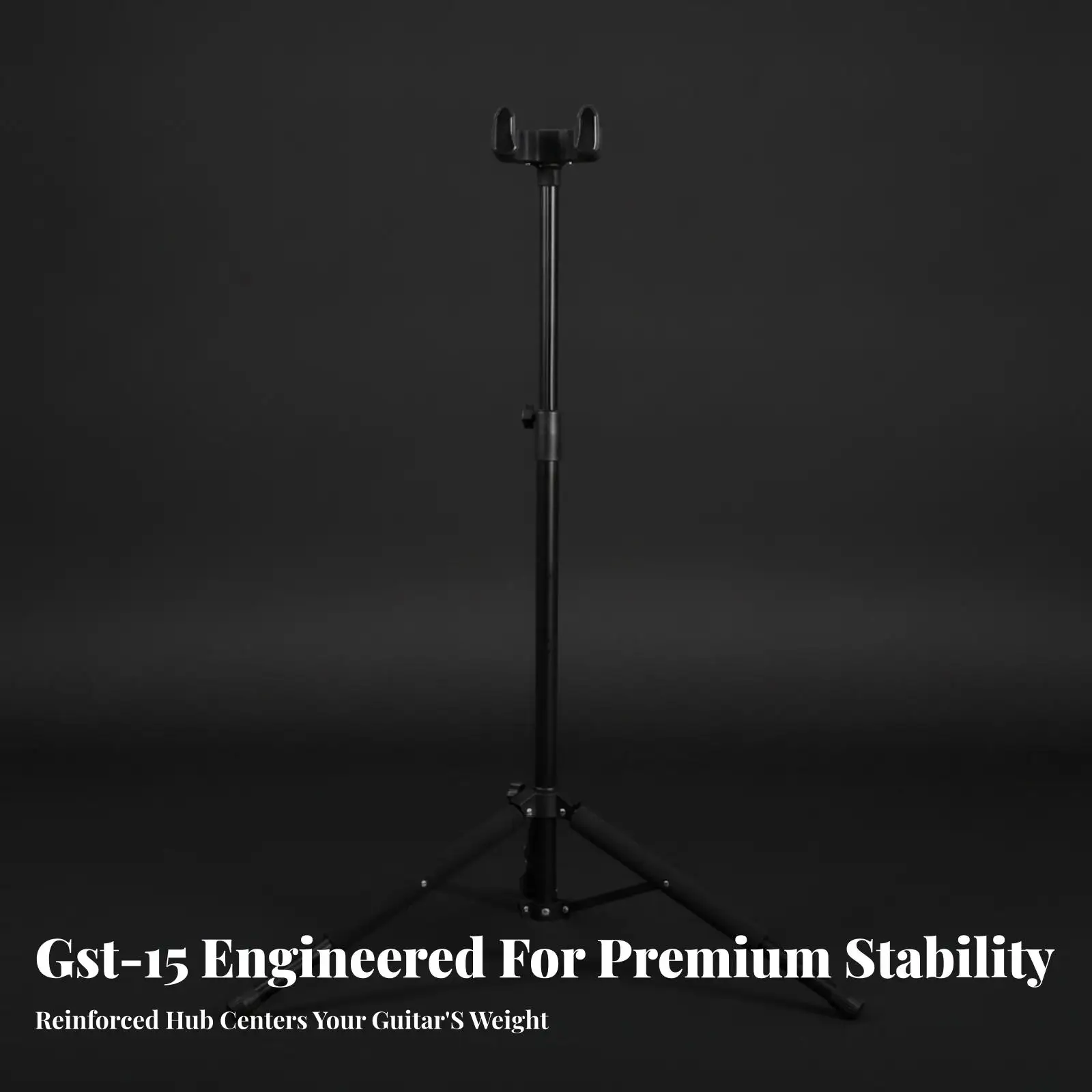 Guitar Stand with Gravity Lock Universal Tripod Guitar Holder for Music Room
