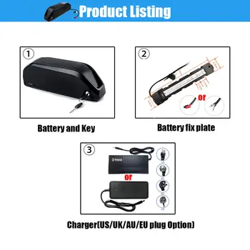 48V 52V 20Ah 13Ah 鋰電池 - 21700/18650 下管聚合物電池,適用於 1000W 750W 500W 電機,高容量電動 8 最佳銷售 聚合物電池 - №5