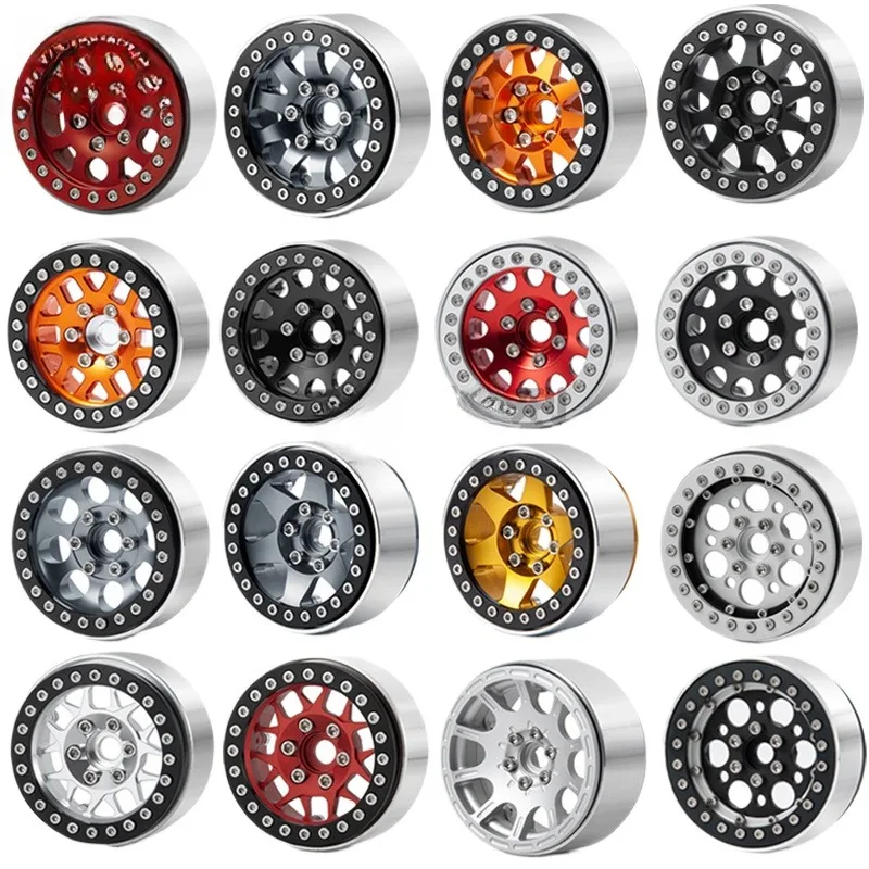 

1PCS 1.9inch Metal Wheels for 1/10 RC Crawler Car SCX10 Third Generation Traxxas TRX4 Defender RC4WD D90 D110 VS4 JIMNY Cherokee