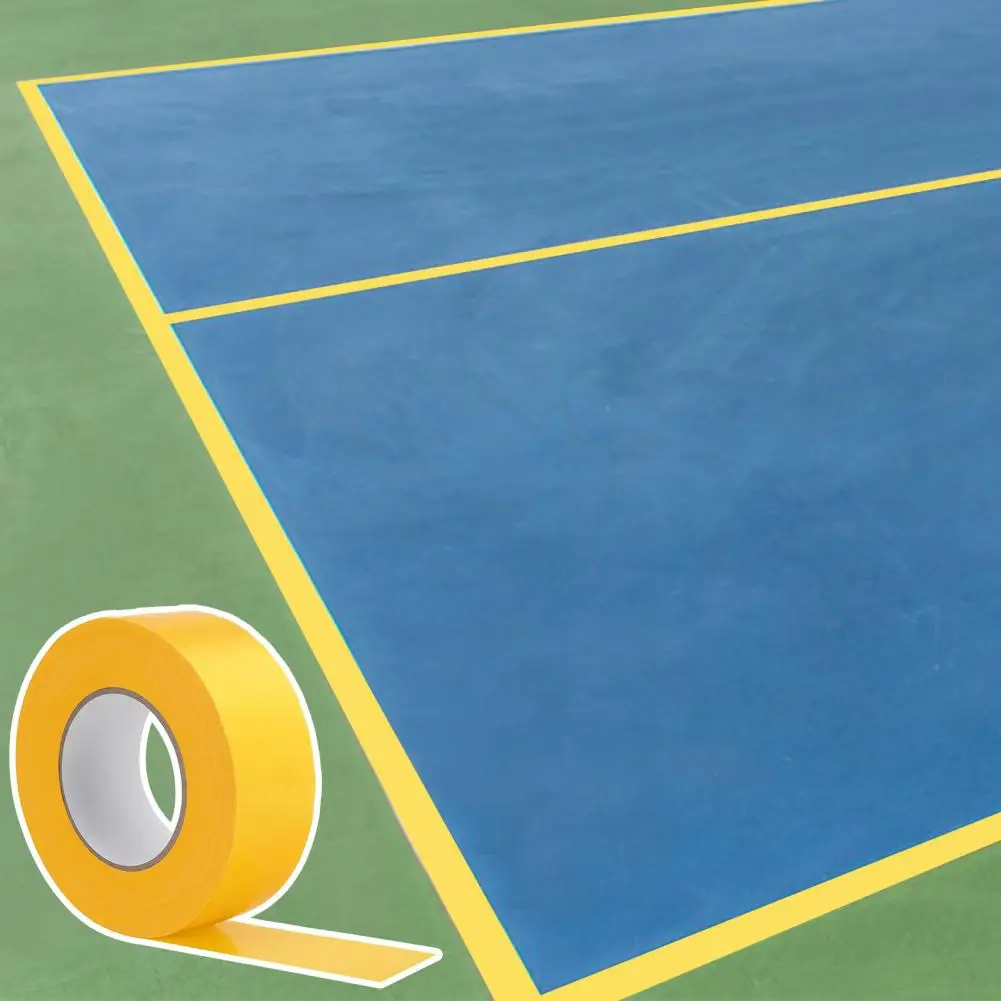 Ruban de marquage pour terrains de pickleball extérieurs, forte adhérence, découpe facile, sans résidus, large application, pour terrains de basketball et de tennis