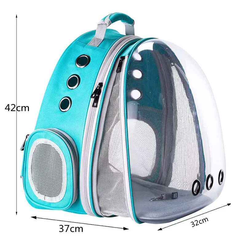 New Style Cat Backpack Transparent Expandable Cat Space Capsule Bag Breathable Portable Shoulder Carry Suitable for Small view 5