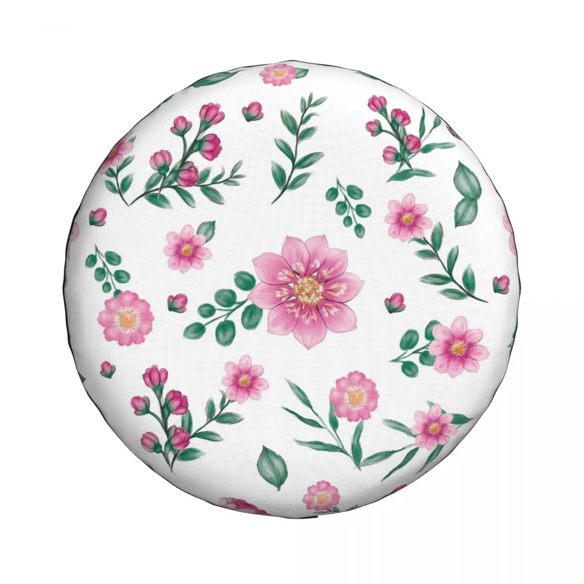 Camellia Flowers Spare Tire Cover for Mitsubishi Pajero SUV RV Car Wheel Protectors Accessories 14